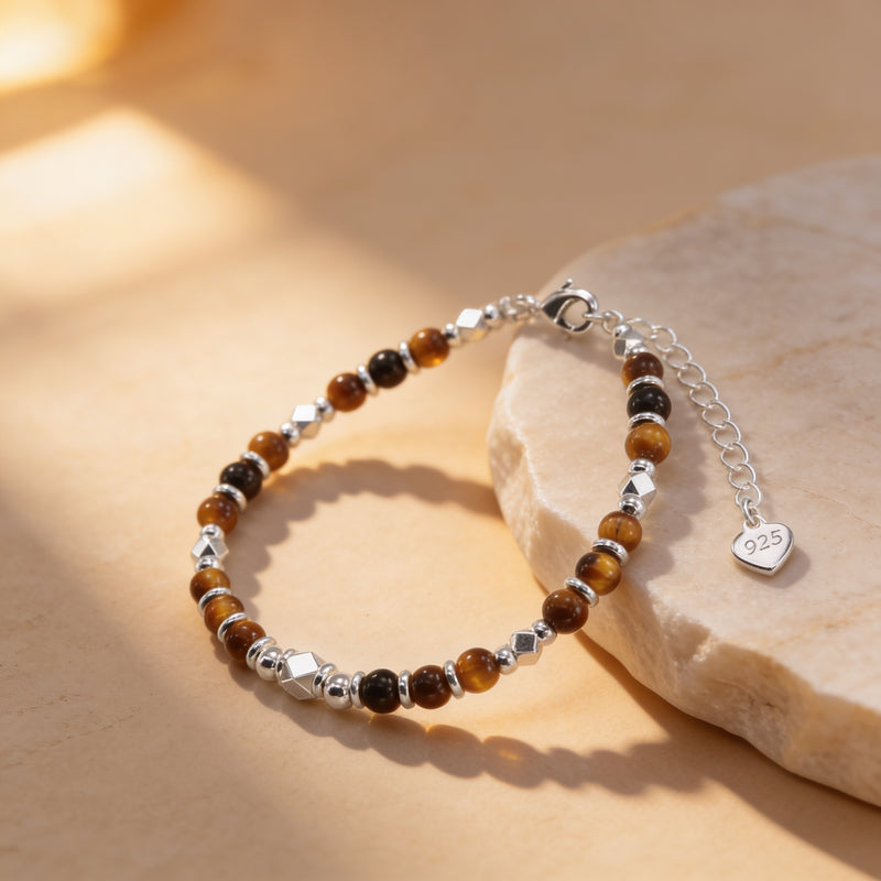 Tiger Eye Stone Bracelet "Solar"