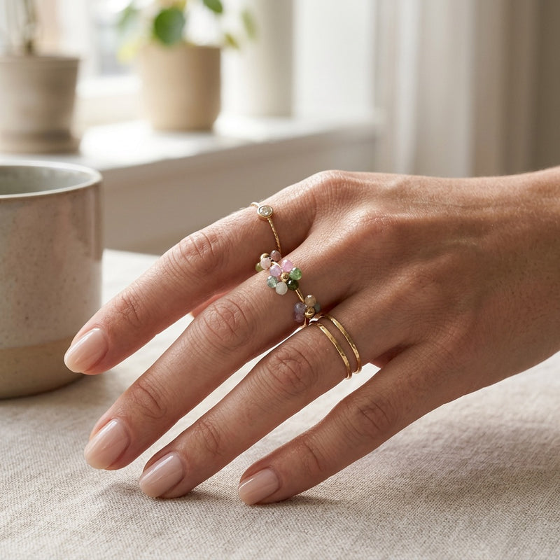Tourmaline Ring "Flower"