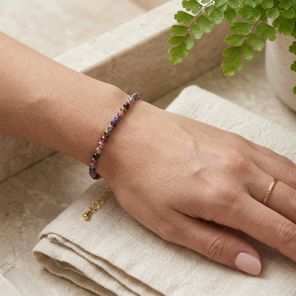 Tourmaline bracelet "Bohem"
