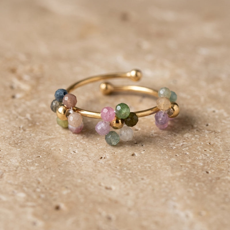 Tourmaline Ring "Flower"