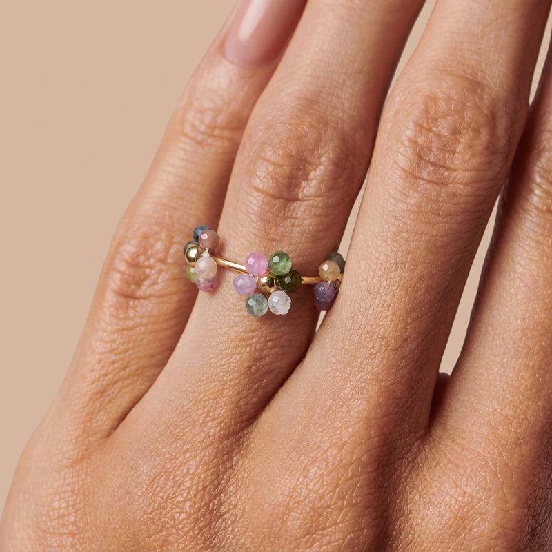 Tourmaline Ring "Flower"