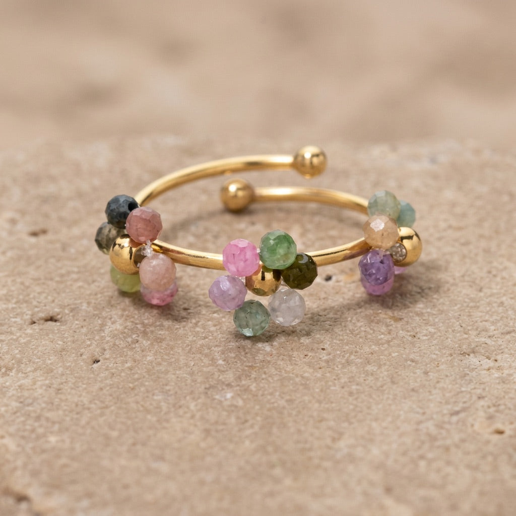 Tourmaline Ring "Flower"