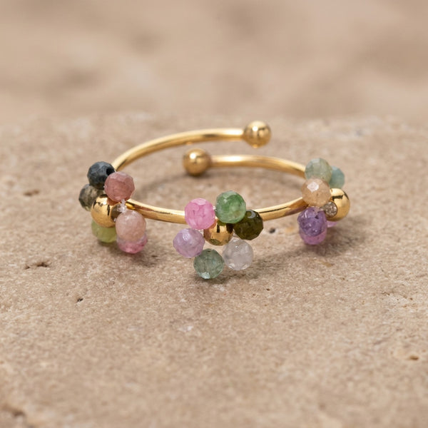 Tourmaline Ring "Flower"