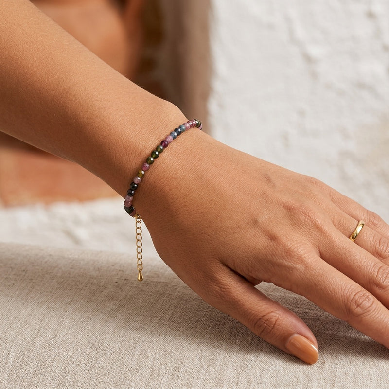 Tourmaline bracelet "Bohem"