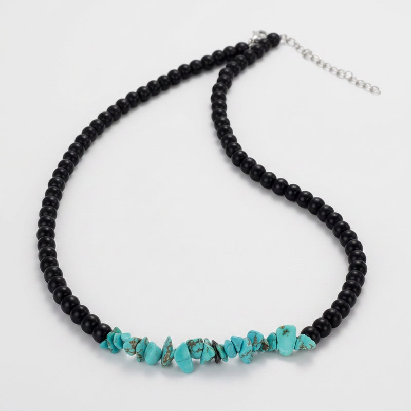 Turquoise Stone Necklace "Asteron"