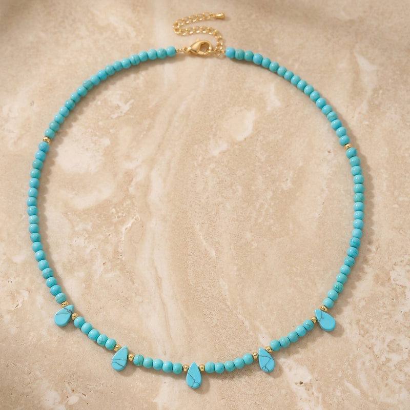 Turquoise Necklace "Reflection"