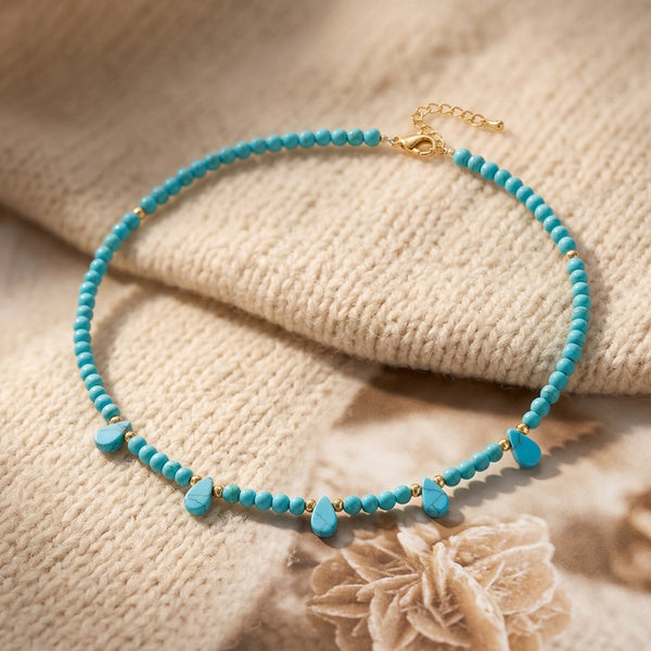 Turquoise Necklace "Reflection"