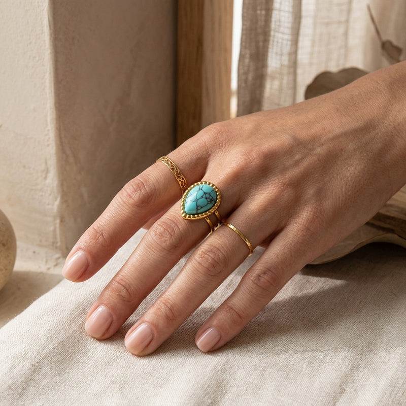 Turquoise Ring "Nayeli"