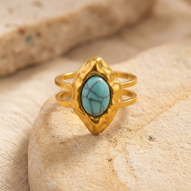 Turquoise Ring "Solara"