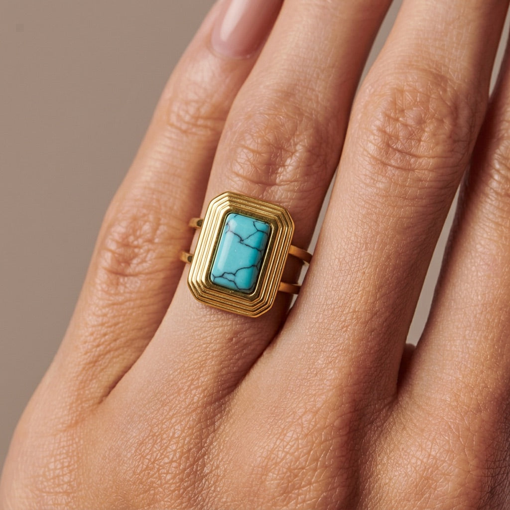Turquoise Ring "Sorelia"
