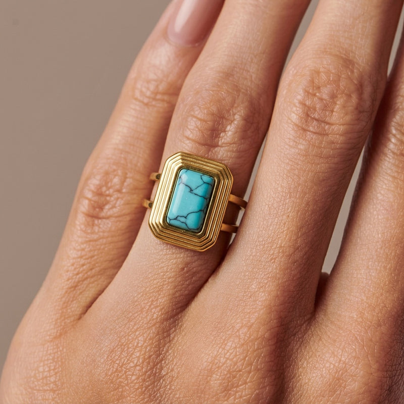 Turquoise Ring "Sorelia"