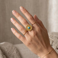 Turquoise Ring Lunessa