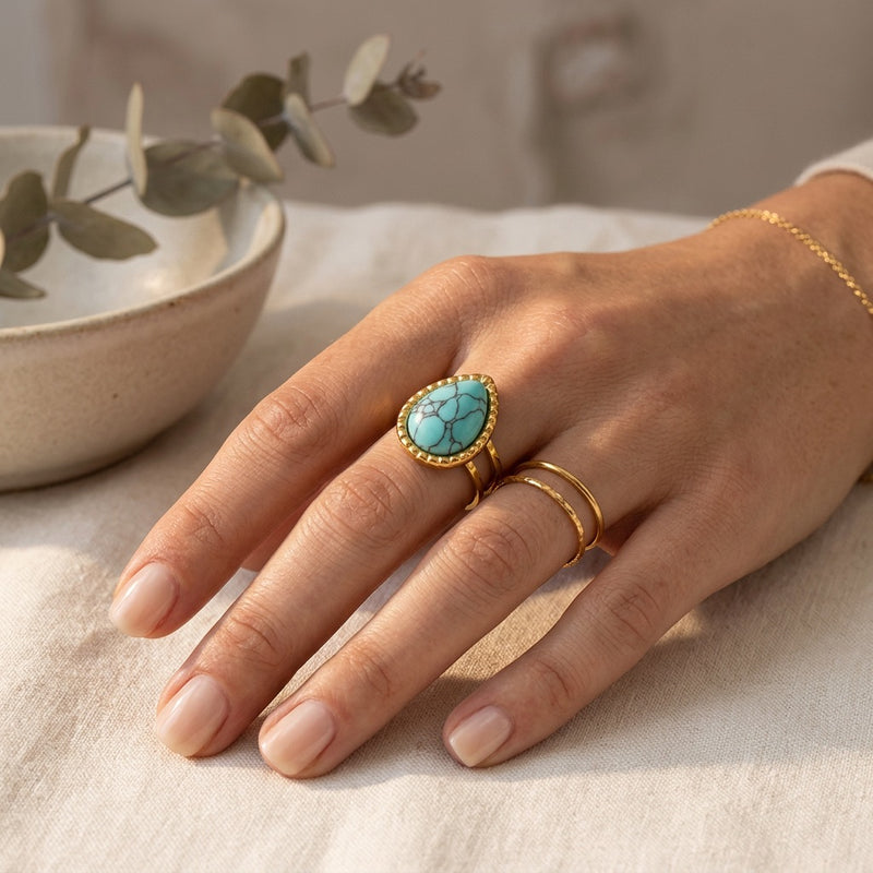Turquoise Ring "Nayeli"
