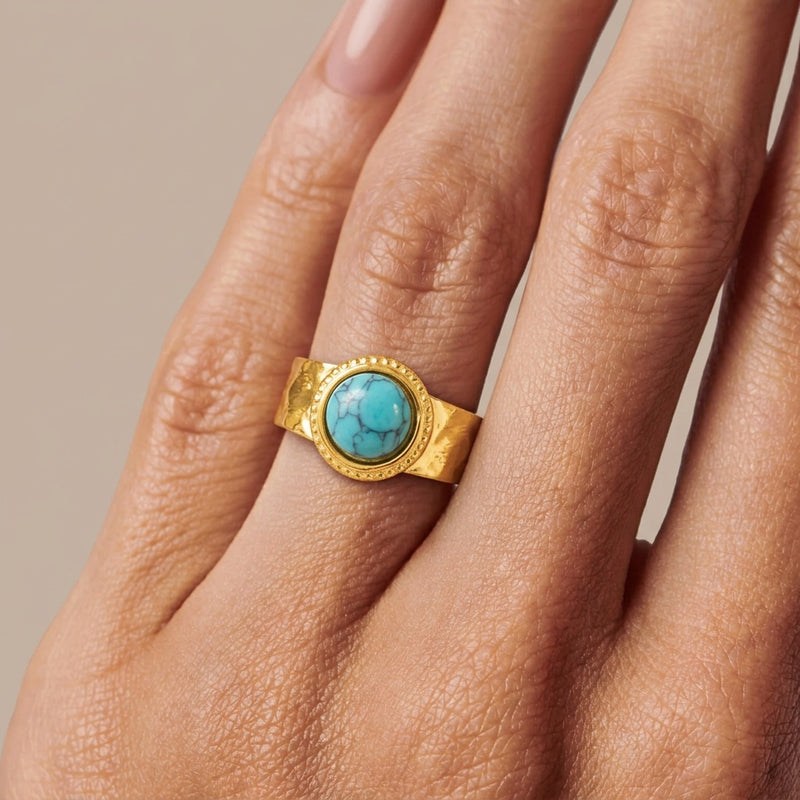 Turquoise Ring "Calyra"