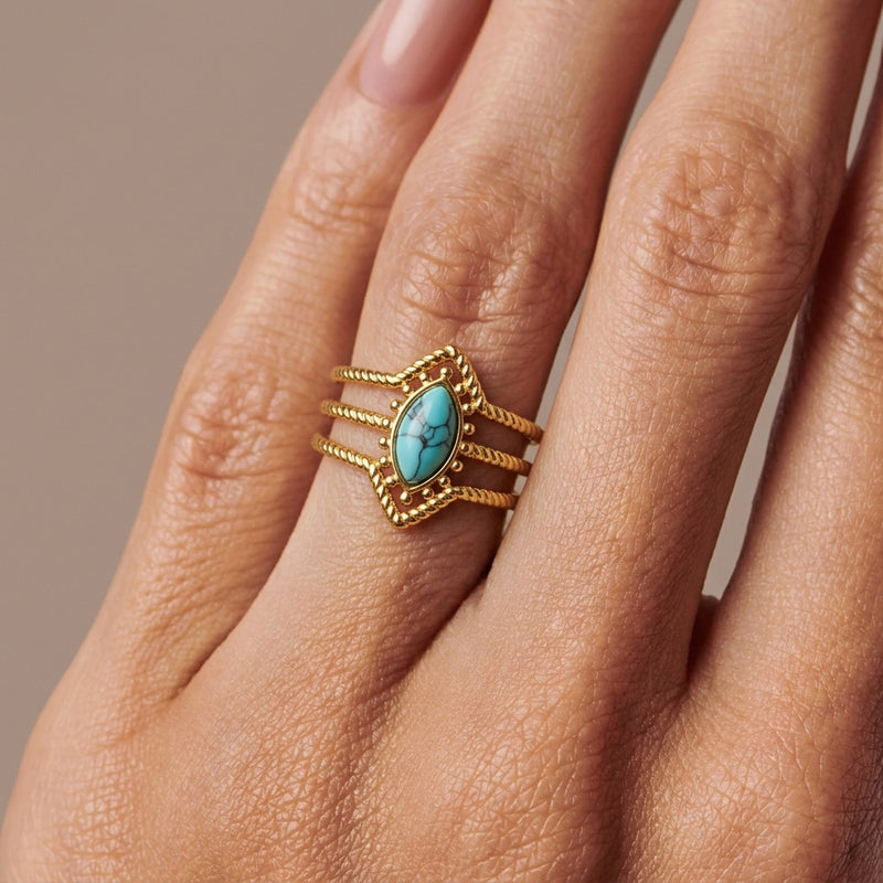 Turquoise Ring Elyra