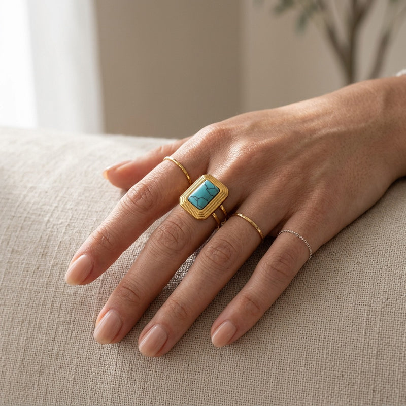 Turquoise Ring "Sorelia"