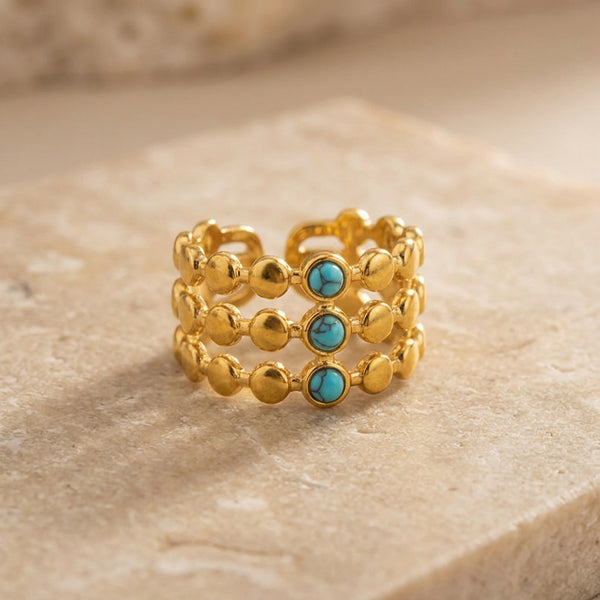 Turquoise Ring "Aguavia"