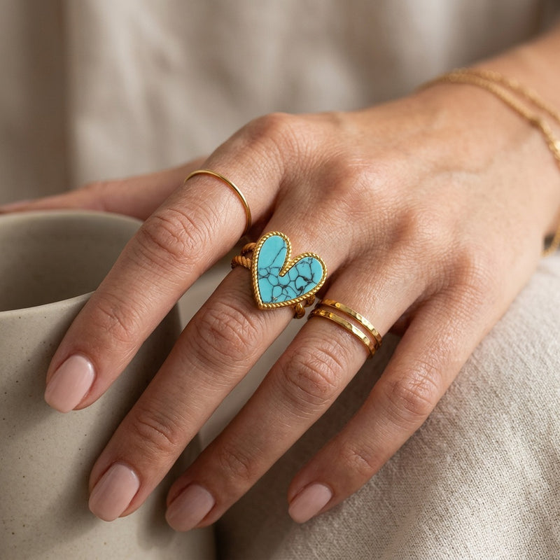 Turquoise Ring "Zephyra"