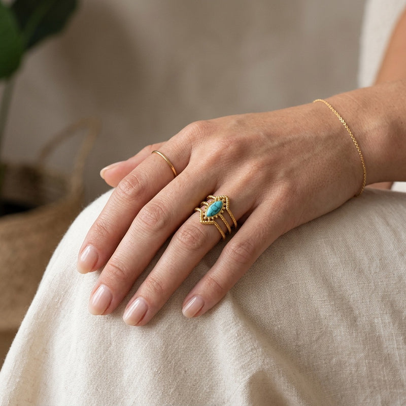 Turquoise Ring Elyra