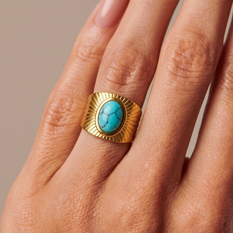 Turquoise Ring "Lumina"