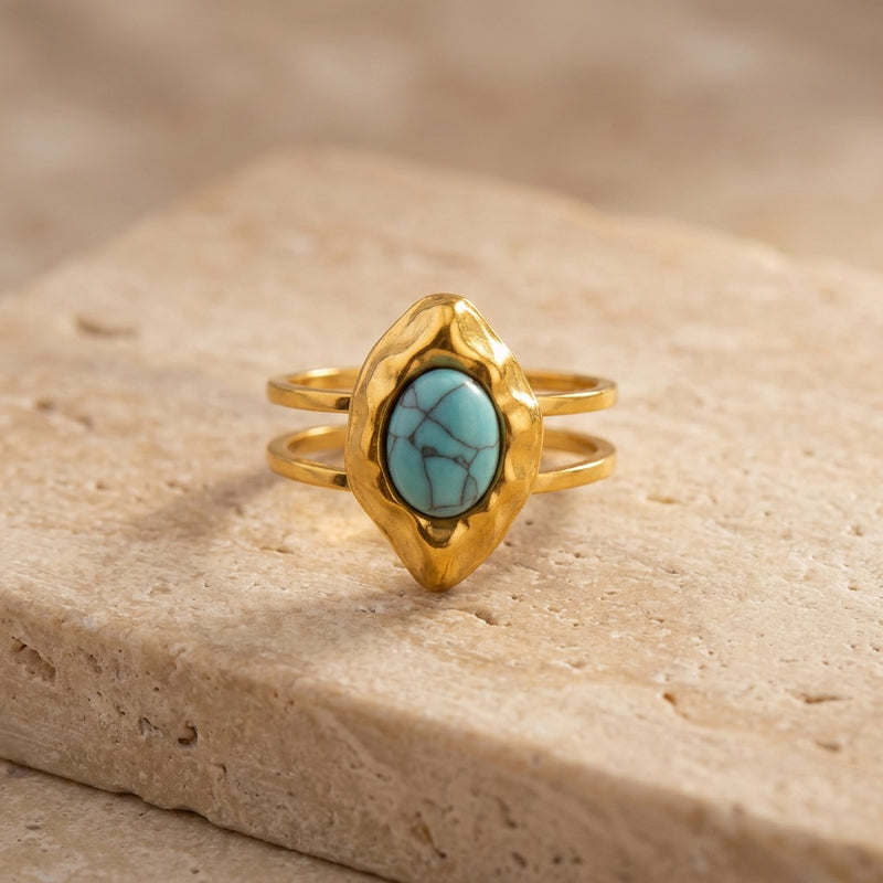 Turquoise Ring "Solara"