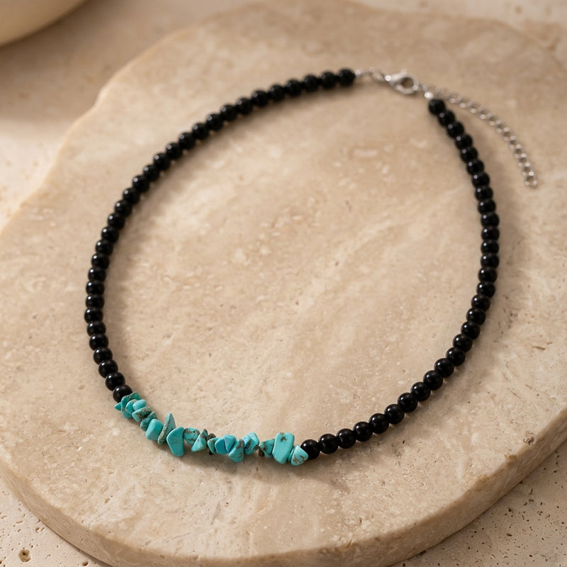 Turquoise Stone Necklace "Asteron"