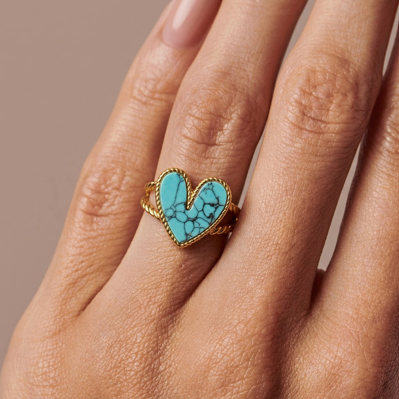 Turquoise Ring "Zephyra"