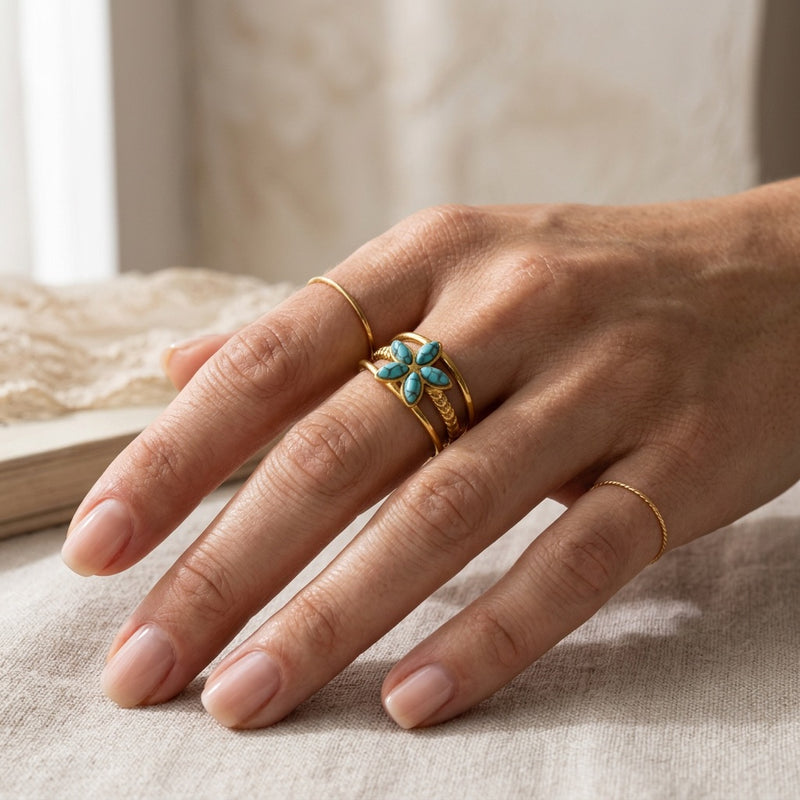 Turquoise Ring "Isalya"