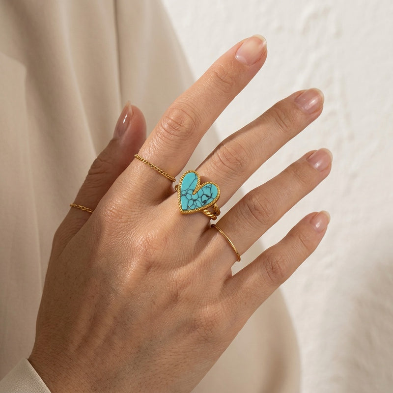Turquoise Ring "Zephyra"