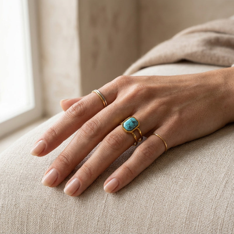 Turquoise Ring "Aluna"