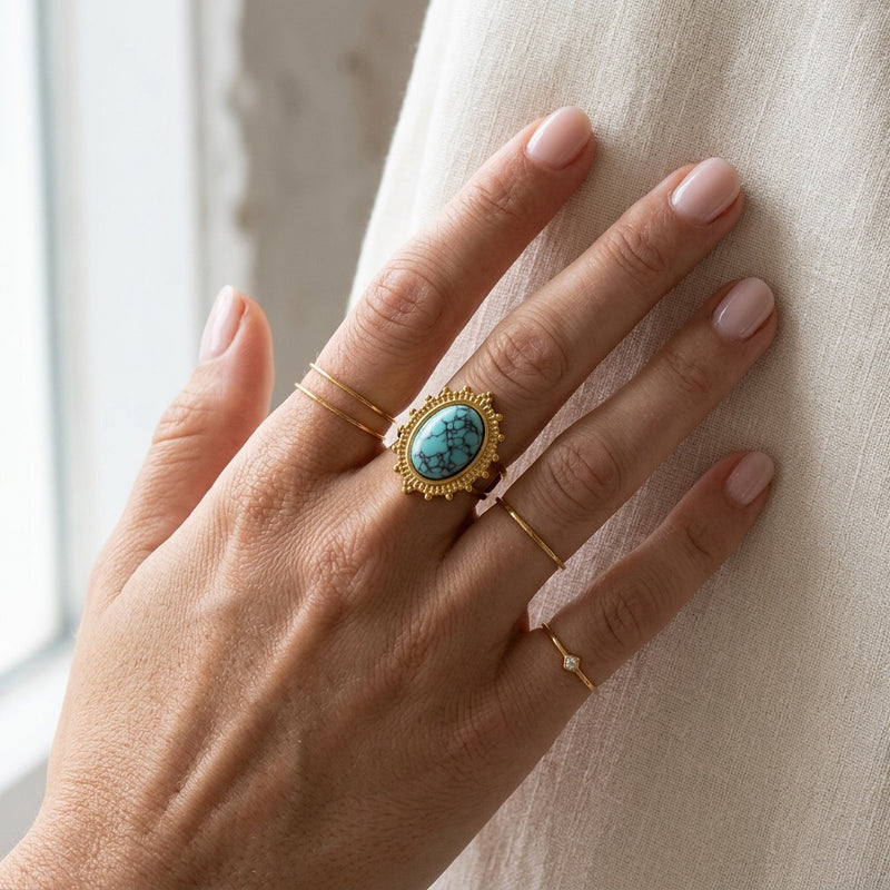 Turquoise Ring "Seraya"