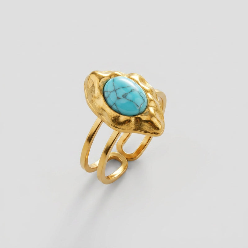 Turquoise Ring "Solara"