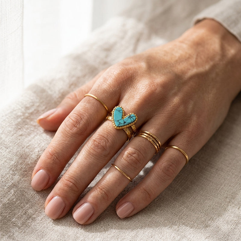 Turquoise Ring Vaelia