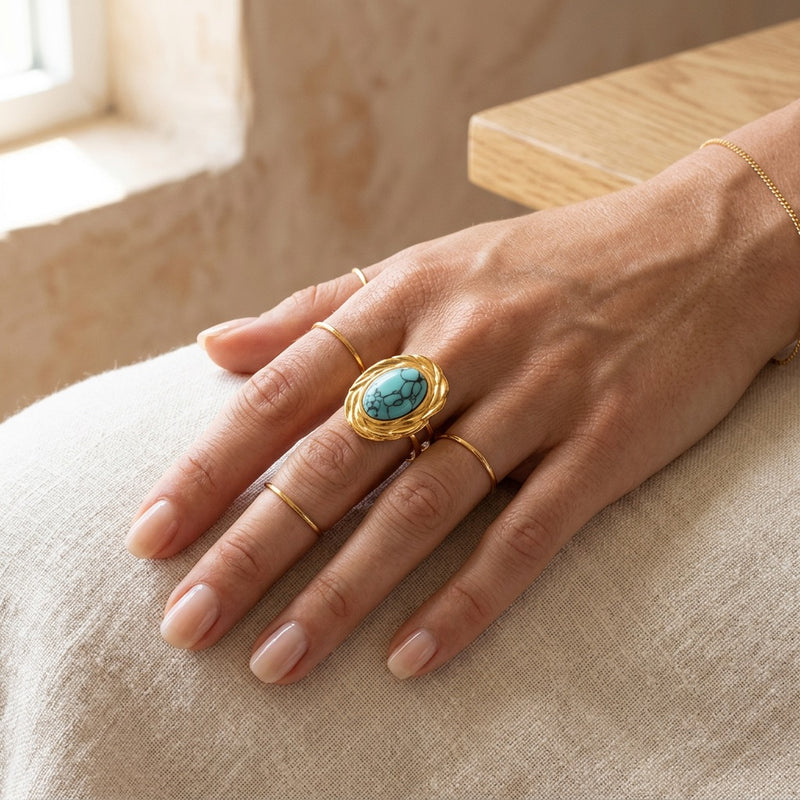 Turquoise Ring "Veluna"