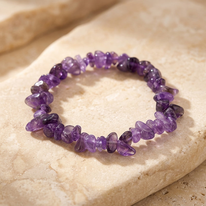 Amethyst Stone Bracelet "Nama"