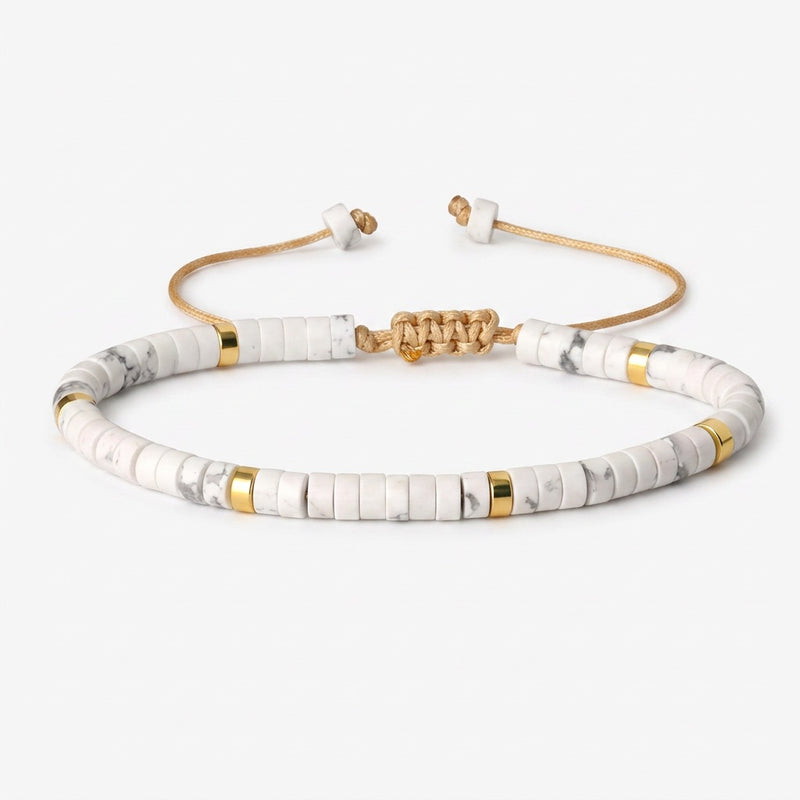 Howlite Stone Bracelet "Emperor"