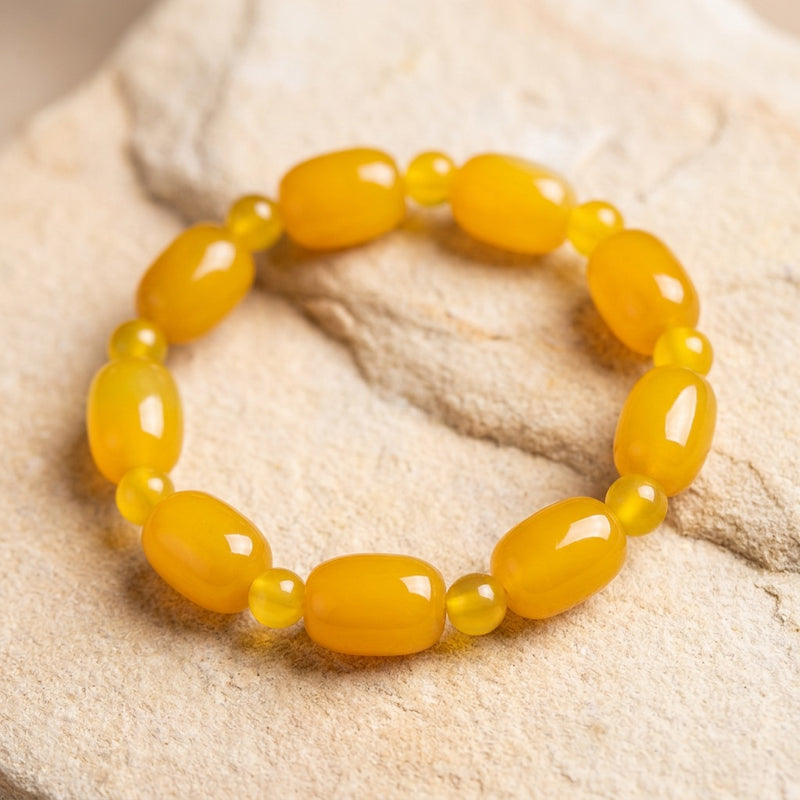 Yellow Agate Bracelet “Elyra”