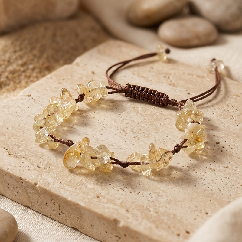 Yellow Citrine Bracelet "madru"
